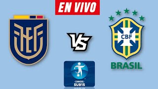 ECUADOR VS BRASIL EN VIVO 🔴 CONMEBOL SUB 15 2024 ▶️ HORARIO Y DONDE VER EN VIVO [upl. by Giguere200]