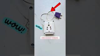 1 socket board wiring [upl. by Olfe]