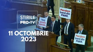 Știrile PRO TV  11 octombrie 2023 [upl. by Artied968]