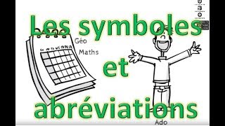 Français Rapide  Les symboles et les abréviations Prise de notes [upl. by Esidarap122]