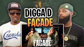 AMERICAN RAPPER REACTS TO Digga D ft PotterPayperTV  Facade Official Video [upl. by Anisah348]