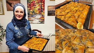 Baklava na Sabihin način  Sabihina sofra  čokoladna baklava [upl. by Madid]