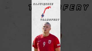 Największe NORWESKIE transfery 🇳🇴 shorts piłkanożna sport [upl. by Herrod]