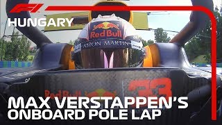 Max Verstappen Takes Pole For The First Time  2019 Hungarian Grand Prix  Pirelli [upl. by Cheyney]