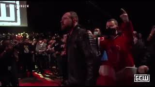 Homicide and Jon Mosley entrances at GCW Hammerstein Ballroom [upl. by Atiuqehs]