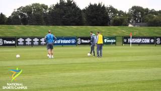 Roy Keane crossbar challenge [upl. by Regan]