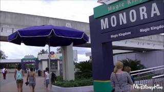 Monorail Ride From Transportation Station to Magic Kingdom Spiels Included [upl. by Suzanna504]