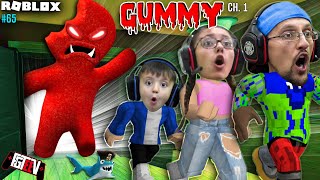 ROBLOX GUMMY ESCAPE the Giant Sour Patch FGTeeV vs Chapter 1 [upl. by Vachell]