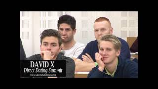 David X  Direct Dating Seminar Part 1 of 3 [upl. by Solotsopa539]