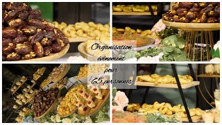 Buffet pour 65 personnes  5 recettes faciles et rapides organisation petit budget [upl. by Anwat34]