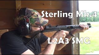 On The Range Sterling Mk4  L2A3 SMG Blocked At Semiauto [upl. by Ecnesse]