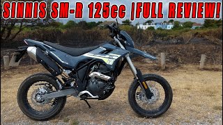 Sinnis SMR 125cc Supermoto  FULL REVIEW [upl. by Aerdnael913]