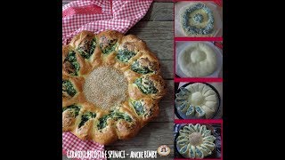 GIRASOLE RICOTTA E SPINACI rustico lievitato Anche Bimby [upl. by Nosimaj]