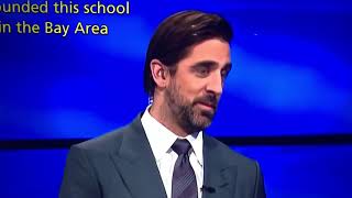 Aaron Rodgers on Jeopardy trolls Stanford Go Cal Bears [upl. by Fanni]