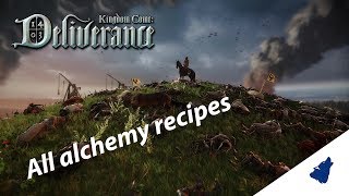 Kingdom Come Deliverance All alchemy recipes [upl. by Connie114]