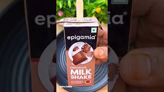 Chocolate Milk Shake EPIGAMIA Popsicle  shortsfeed shortvideo icecream [upl. by Ledeen]