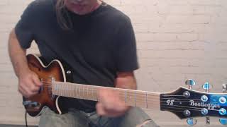 Bootlegger Guitar Mark Fitchett Single Barrel Demo [upl. by Blondelle63]