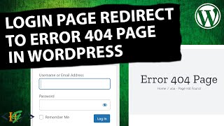 How to Fix WordPress Login Redirect to Error 404 Page Not Found [upl. by Aicad]