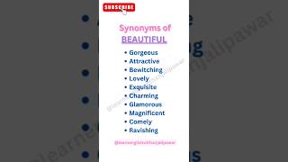 quotBeautifulquot is Overused❗️Try these Synonyms 🔥🔥 synonyms vocabulary english education shorts [upl. by Dibrin]