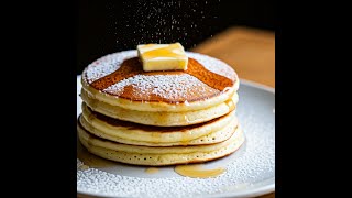 Fluffy Pancakes Butter amp Syrup Ultimate Breakfast Indulgence [upl. by Vokaay]