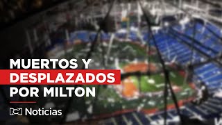 Muertos y desplazados por huracán Milton así está el panorama en Florida [upl. by Noyrb]