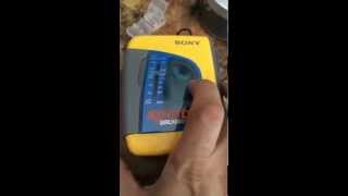 Sony Walkman WMFS191 Sport AM FM Radio [upl. by Akemej149]