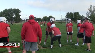 Scottsbluff Bearcat Football team preps for 2019 season [upl. by Analram]