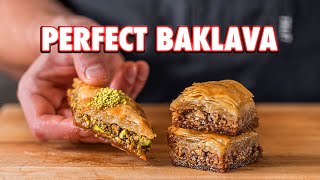 Easy Authentic Baklava At Home 2 Ways [upl. by Dee]