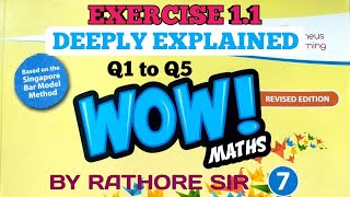 exercise 11 class 7th wow maths [upl. by Lorena]