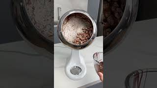 Love coating chocolate gragees with snack coater😍Chocolate Covered Marshmallow❤️ [upl. by Anirbas]