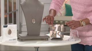 Bellabeat LEAF Silver Smart Jewelry Health Tracker on QVC [upl. by Latrell]