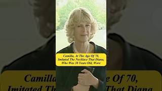 Camilla imitates the necklace Diana worecelebrity history shorts [upl. by Ettennat]