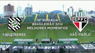 Melhores Momentos  Figueirense 1 x 1 São Paulo  Brasileirão 2014  31082014 [upl. by Jeaz]