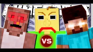 HEROBRINE vs BALDI vs GRANNY Full Minecraft Short Film [upl. by Karoline349]