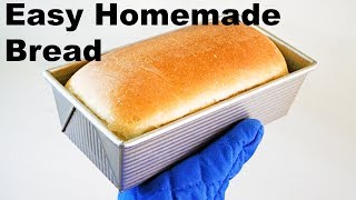 How to make Homemade Bread  EASY Recipe [upl. by Westleigh]