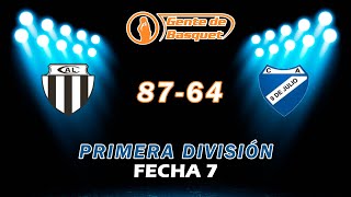 Primera  Fecha 7 Liniers 87  64 9 de Julio [upl. by Burkhart]