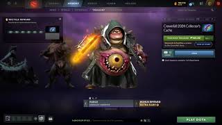 DOTA 2 13 Crownfall 2024 Collectors Cache Opening [upl. by Arinayed]