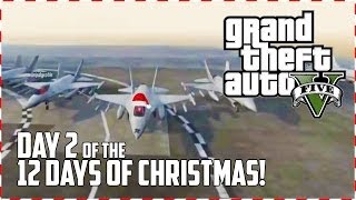 GTA 5 Online  Reindeer Dash Day 2 of 12 GTA V [upl. by Ynnaj]