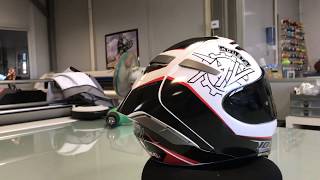 SHOEI XSPIRIT 3  MV AGUSTA DECAL STICKER KIT [upl. by Williamson858]