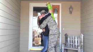 US Soldier Surprises Girlfriend [upl. by Duwad]