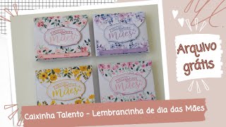 CAIXINHA CHOCOLATE TALENTO  LEMBRANCINHA DE DIA DAS MÃES  YOU MIMOS DIY PASSO A PASSO diadasmaes [upl. by Heti277]