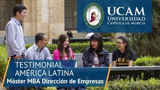 Estudiar un Máster MBA en España  UCAM Universidad Católica de Murcia [upl. by Ahsekin50]