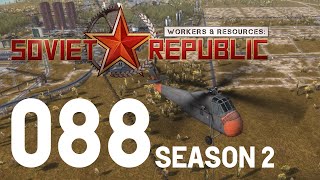 Workers amp Resources Soviet Republic  Season 2  Ep 088  Thats a lot of Gravel [upl. by Onidranreb]