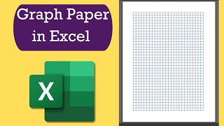 How to make Graph paper in ExcelHow to make grid paper in Microsoft Excel [upl. by Mullen]