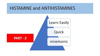 Histamines amp Antihistamines Part  2 histamine receptors  mnemonics tamilecpharmacology [upl. by Akcinat894]