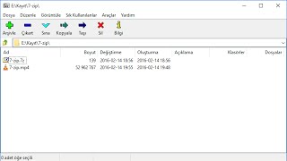 7Zip Nedir  Nasıl kullanılır [upl. by Kenyon]