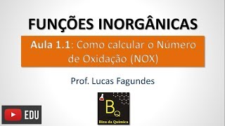 Introdução ao conceito de Número de Oxidação  Aula 11  Prof Lucas Fagundes [upl. by Rebeh]