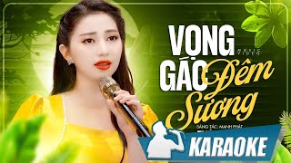 Vọng Gác Đêm Sương  Thùy Anh  Karaoke beat chuẩn chất lượng cao [upl. by Andrei]