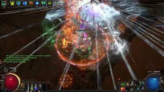 Traditional Uber Exarch Kill Before Transition Phase CWDT Ice Spear Necropolis League 324 [upl. by Yntirb332]