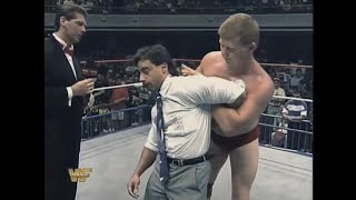 Bob Backlund demonstrates quotThe Chicken Wing Crossfacequot WWF 1994 [upl. by Summons857]